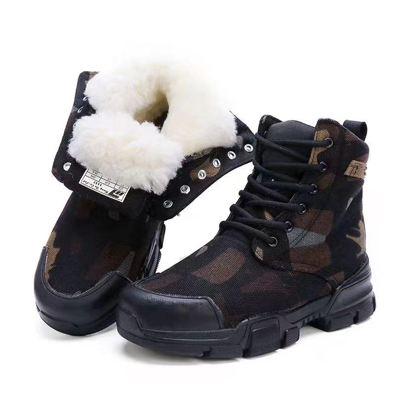 Waterproof and stain-proof wool Martin boots outdoor warm boots