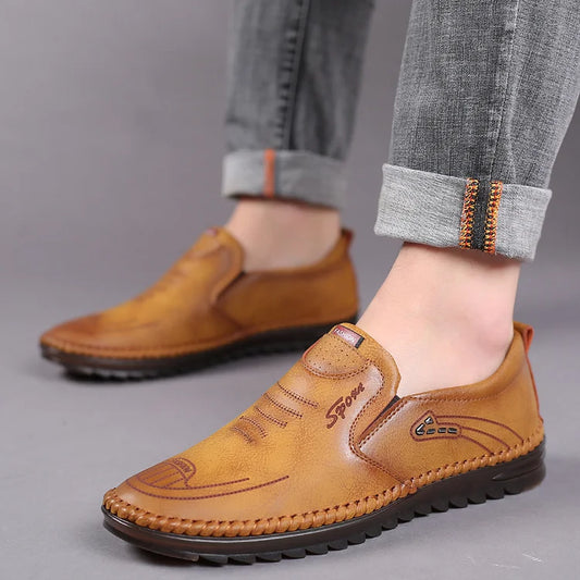 Casual Fashionable Soft-sole Leather Shoes