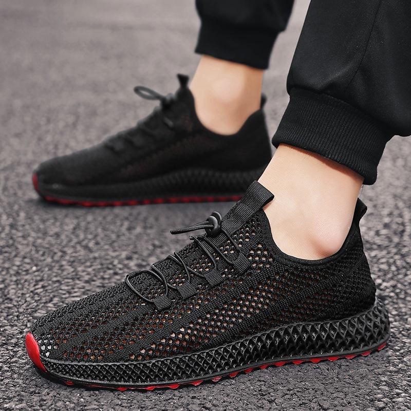 Men's breathable thin mesh shoes fly mesh casual mesh shoes