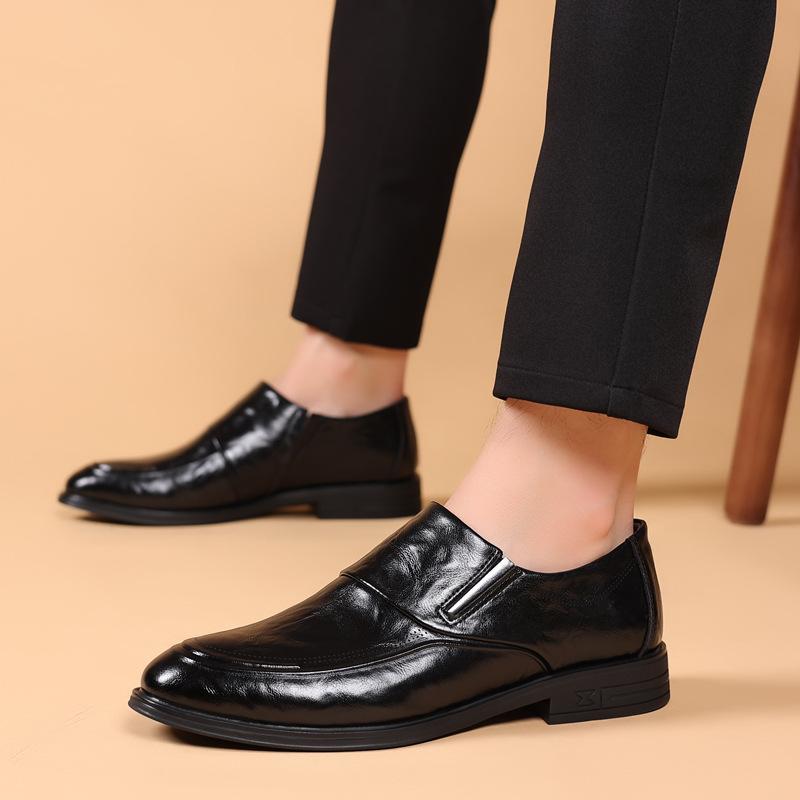 Men's genuine leather high-end business formal casual leather shoes