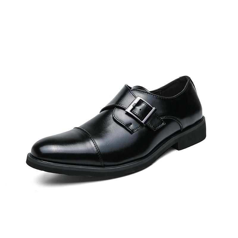 Men's casual business leather shoes pointed toe leather shoes