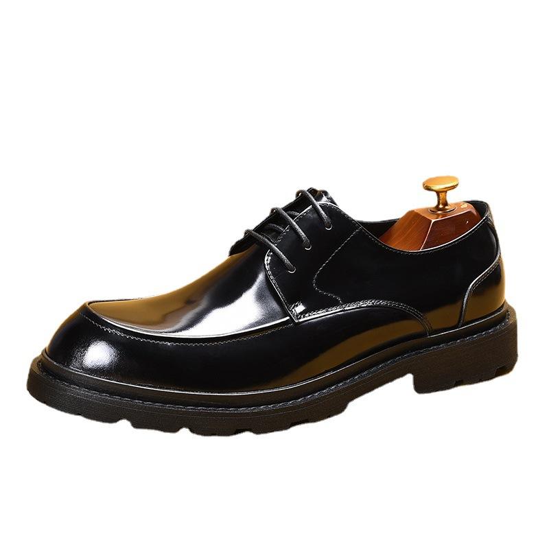 Patent Leather Shiny Business Shoes