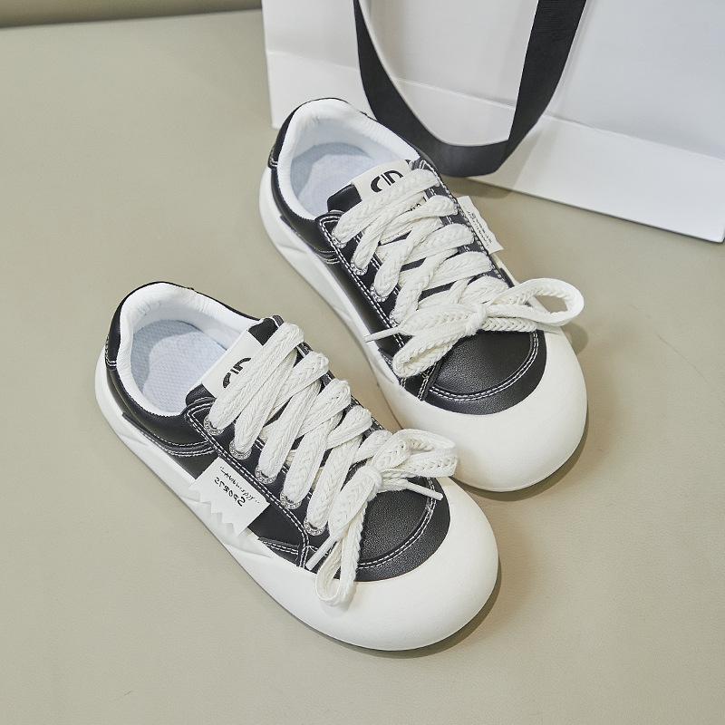 Rubber thick sole Korean style women's shoes
