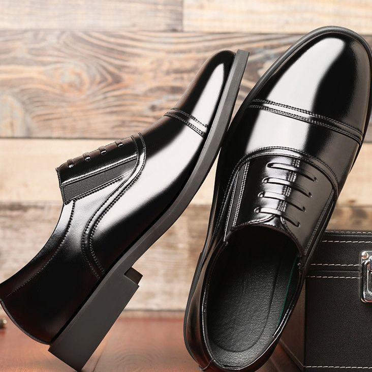 Men's simple business casual leather shoes