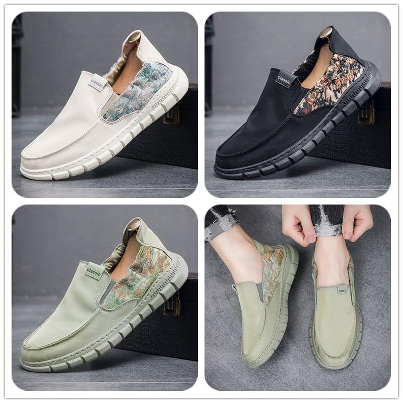 Men's Ice Silk Cloth Shoes Chinese Style Breathable Canvas Shoes