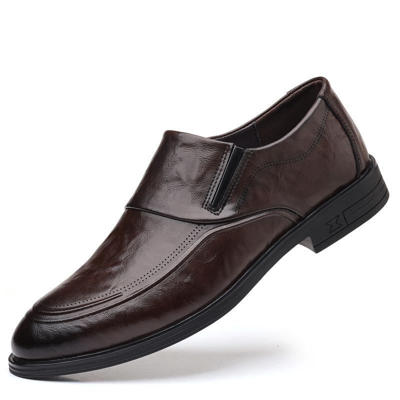 Men's genuine leather high-end business formal casual leather shoes