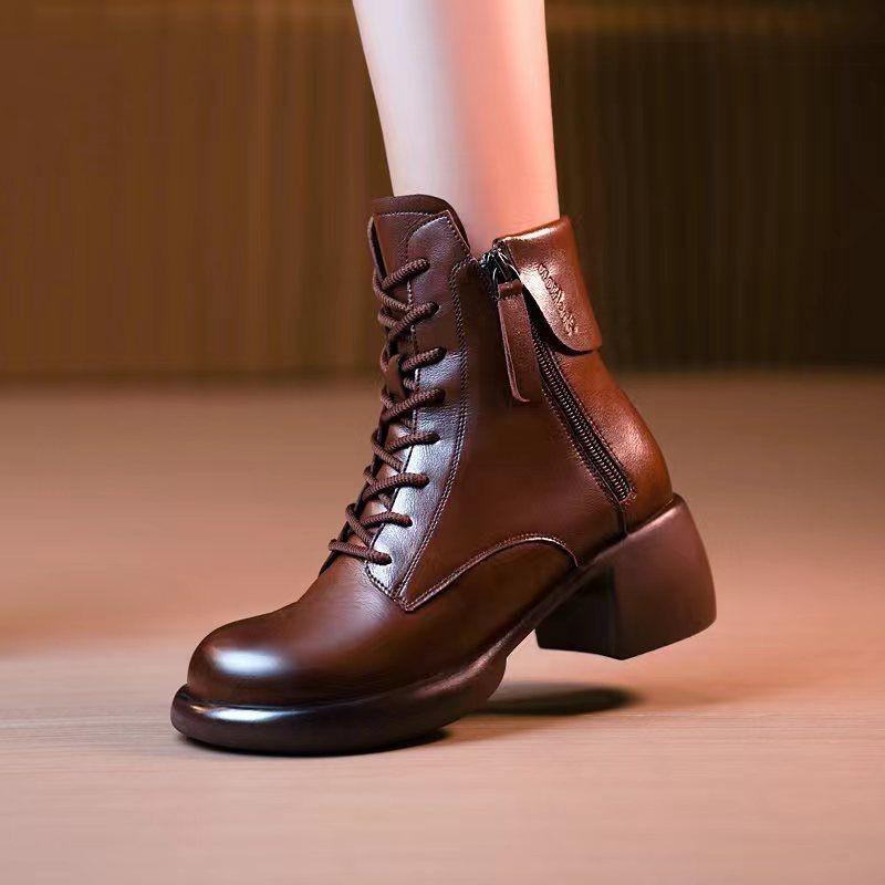 Women's retro British style trendy short boots Martin boots