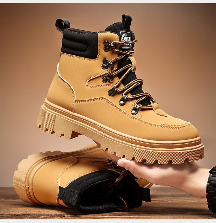 Men's fashion high-top shoes Martin boots casual motorcycle boots