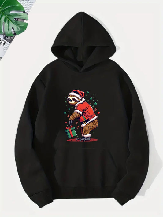 Christmas cartoon image hoodie