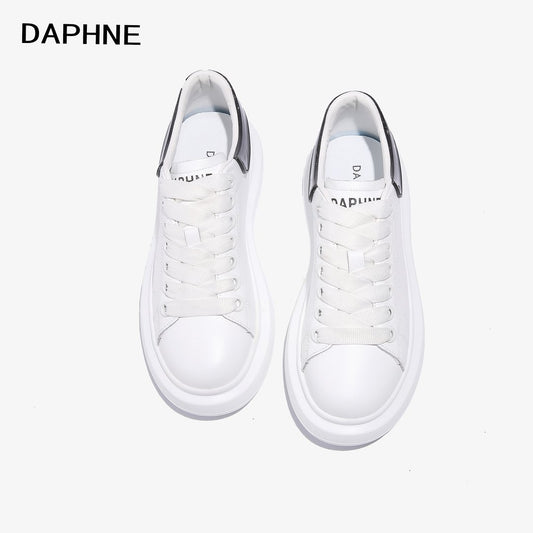 Women's casual thick bottom sneakers small white shoes