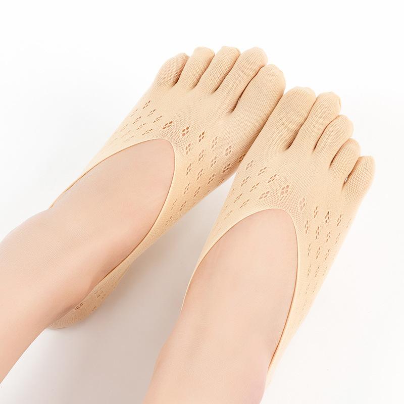 <transcy>Medias del dedo del pie calcetines transpirables para mujer</transcy>