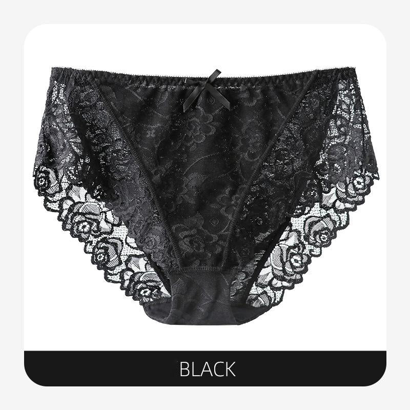 Women's sexy high waist lace underwear