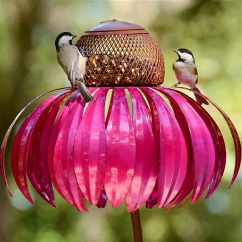 Sensation Pink Coneflower Bird Feeder