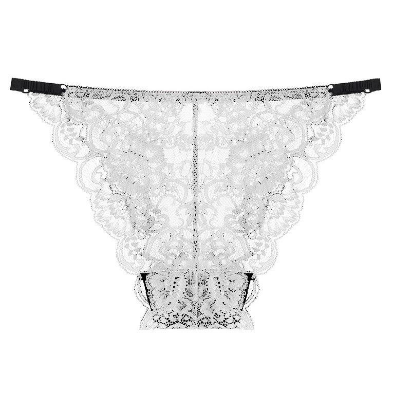 Transparent sexy lace large size ultra-thin panties ladies panties