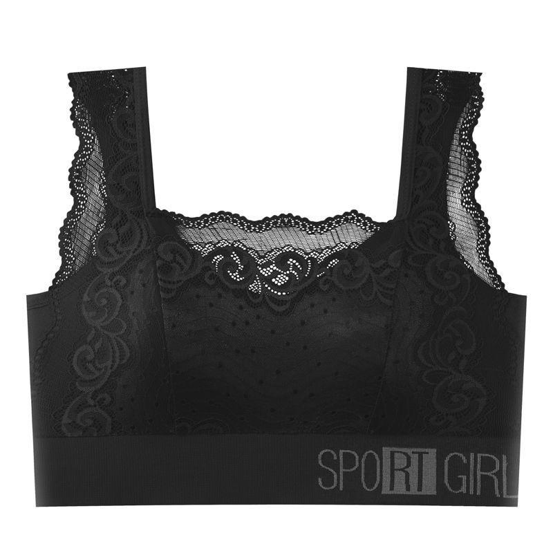 Lace Beauty Back Breast Lifting Bra without Steel Rings