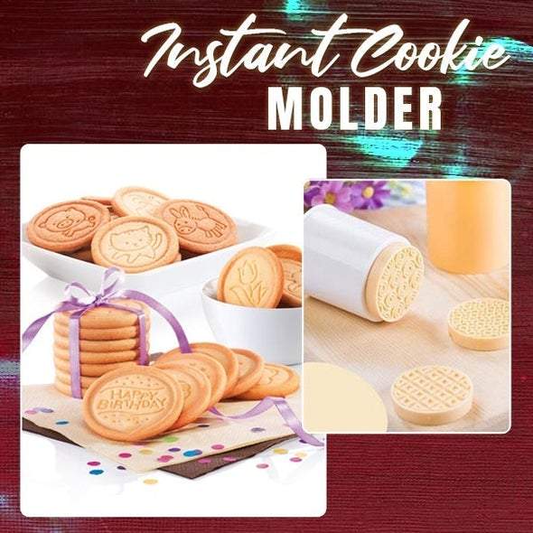 Rosydelight Non-Stick Cookie Stamp & Cutter (6 Styles Set)
