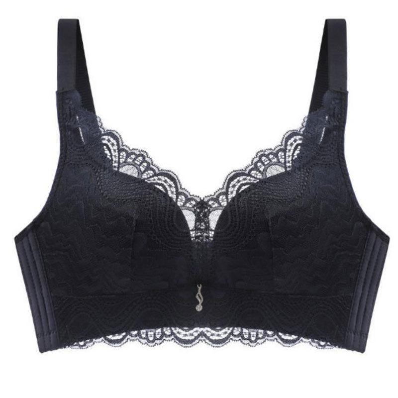 Lace No Wire Gathering Seamless Breathable Comfortable Push-Up Bra