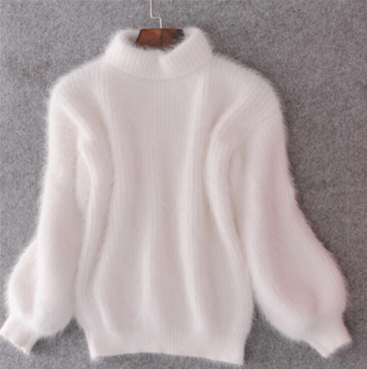 Mink Velvet Loose Solid Color Knit Sweater