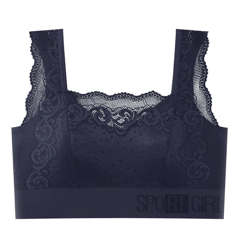 Lace Beauty Back Breast Lifting Bra without Steel Rings